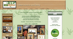 Desktop Screenshot of eco-framing.com